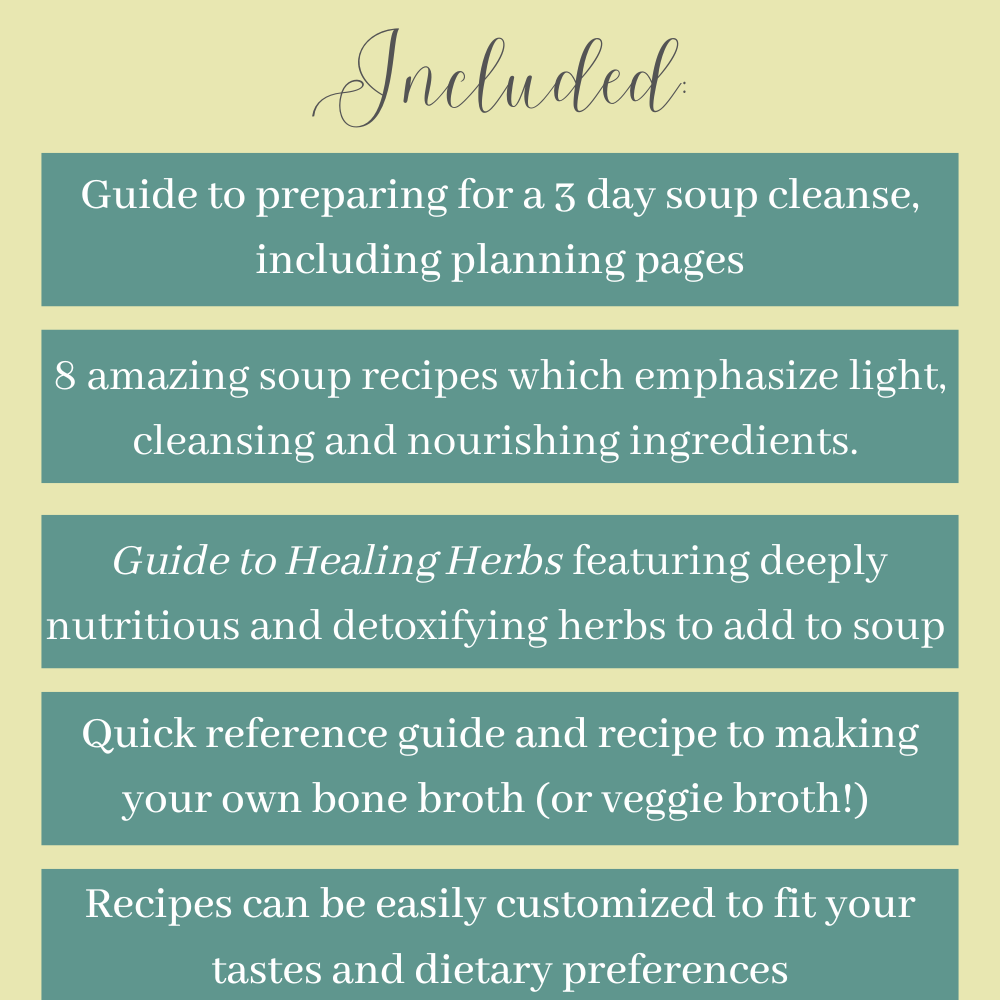 3 Day Soup Cleanse